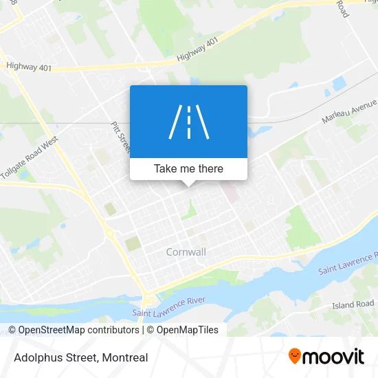 Adolphus Street map