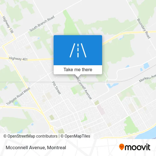 Mcconnell Avenue map