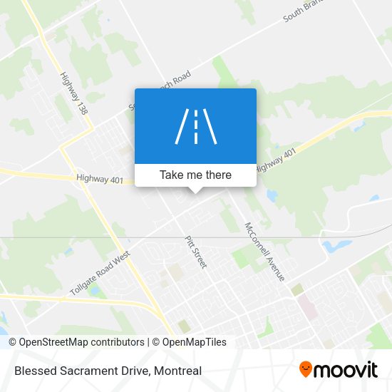 Blessed Sacrament Drive map