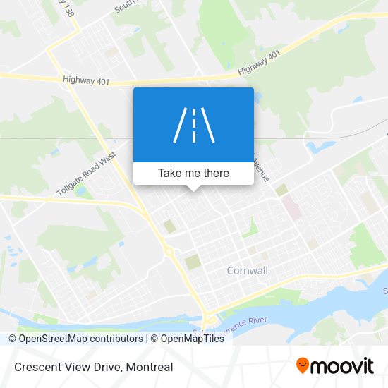 Crescent View Drive map