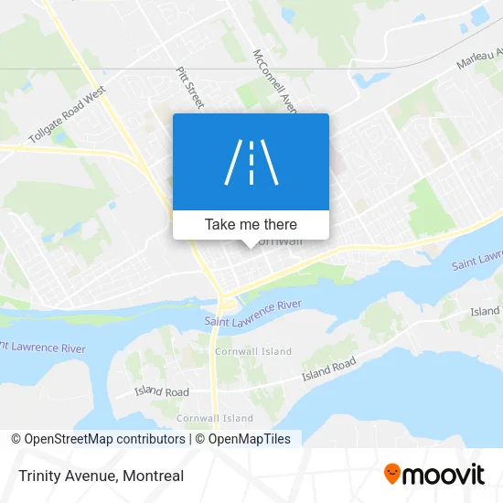 Trinity Avenue map