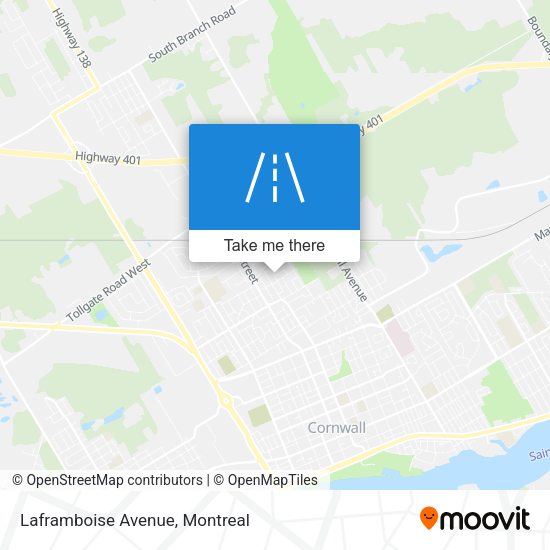 Laframboise Avenue map