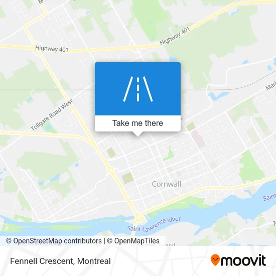 Fennell Crescent map