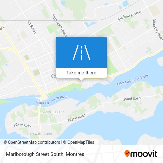 Marlborough Street South map