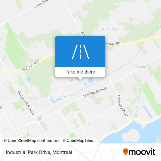 Industrial Park Drive map