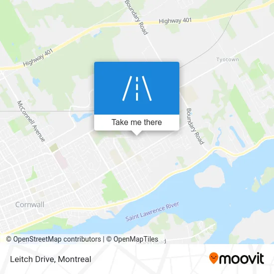 Leitch Drive map