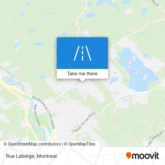 Rue Laberge map
