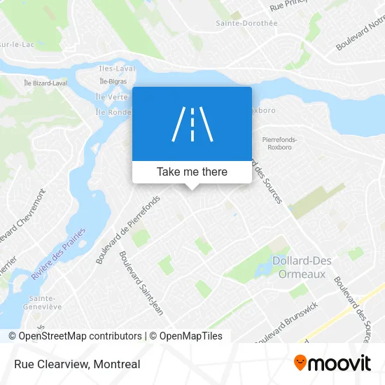 Rue Clearview map