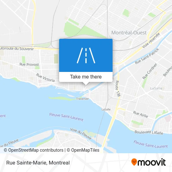 Rue Sainte-Marie map