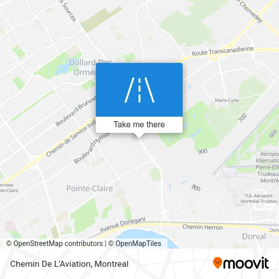 Chemin De L'Aviation map