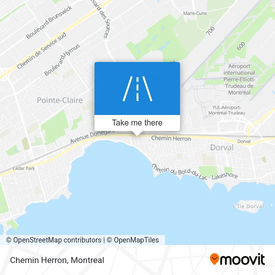Chemin Herron map