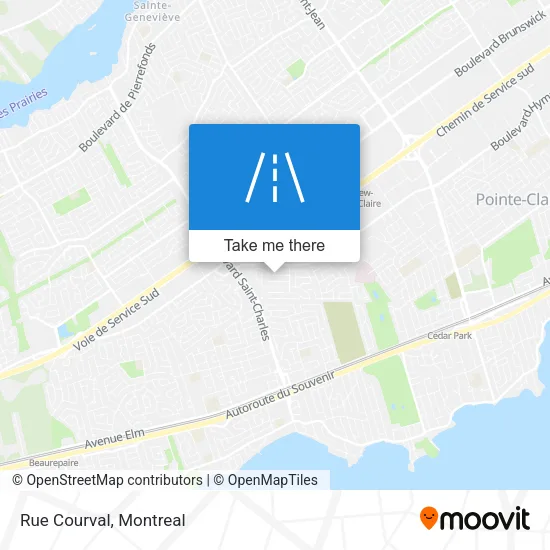 Rue Courval map