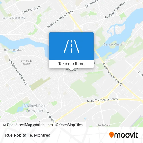 Rue Robitaille map