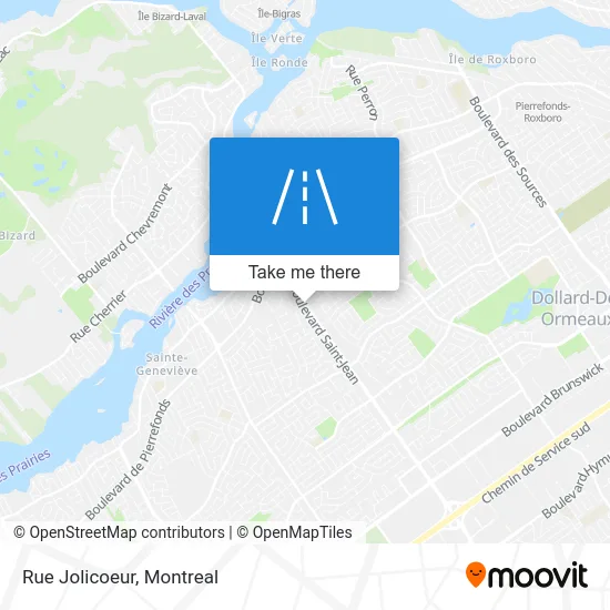 Rue Jolicoeur map