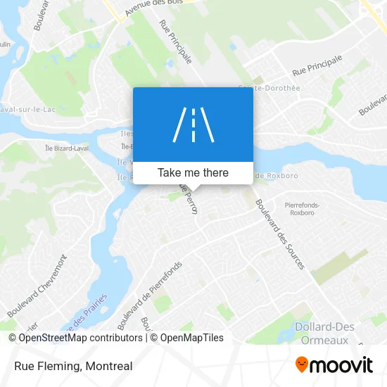 Rue Fleming map