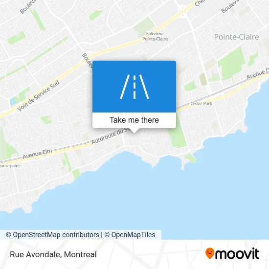 Rue Avondale map