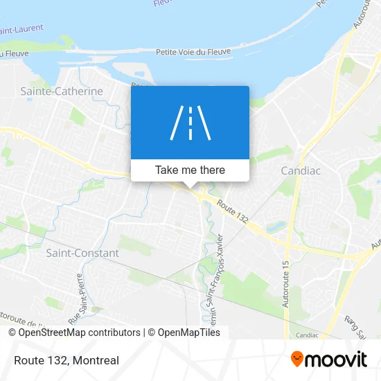 Route 132 map