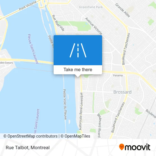 Rue Talbot map