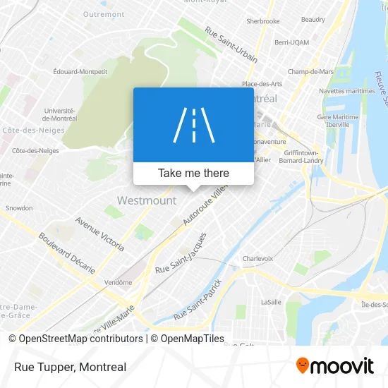 Rue Tupper map