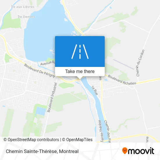 Chemin Sainte-Thérèse map