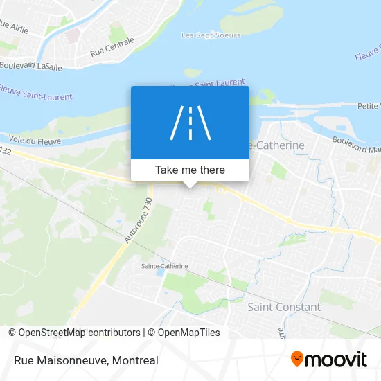 Rue Maisonneuve map