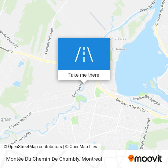 Montée Du Chemin-De-Chambly map