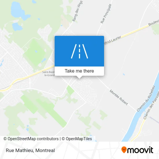 Rue Mathieu map