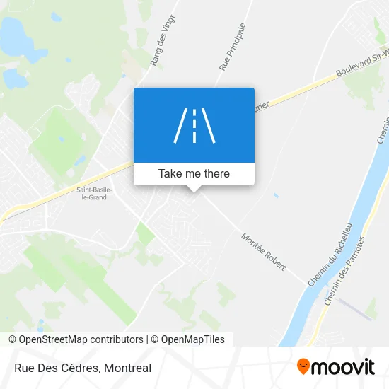 Rue Des Cèdres map