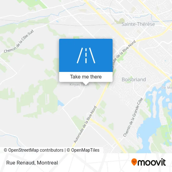 Rue Renaud map
