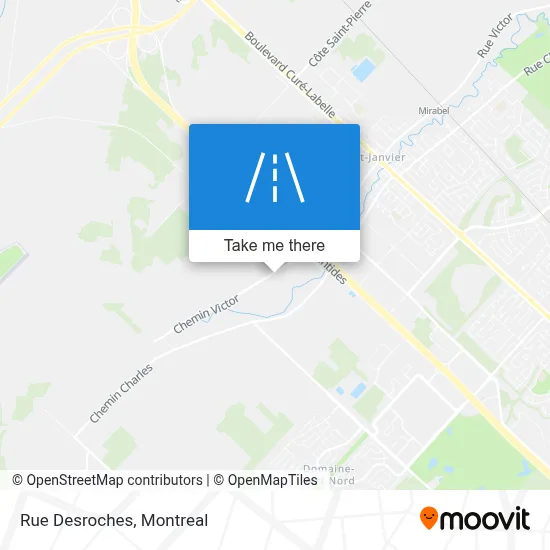 Rue Desroches map