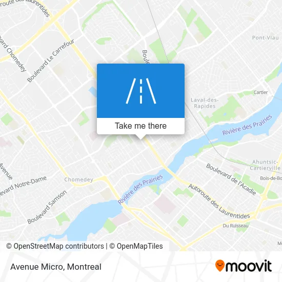 Avenue Micro map