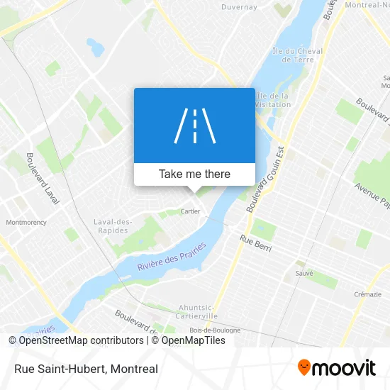 Rue Saint-Hubert map