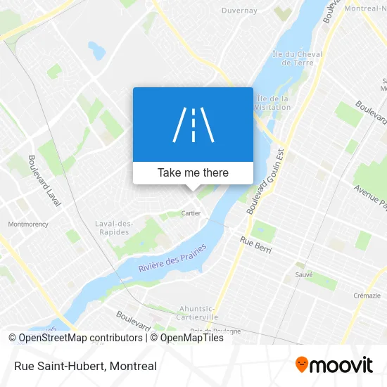 Rue Saint-Hubert map