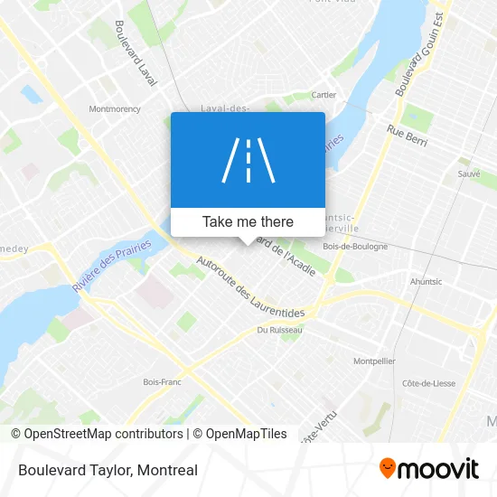 Boulevard Taylor map