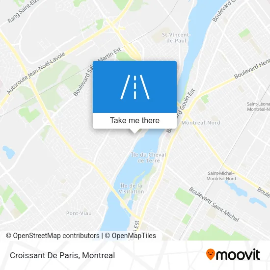 Croissant De Paris map