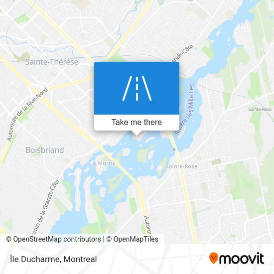 Île Ducharme map