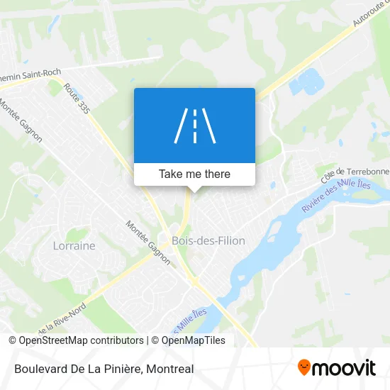 Boulevard De La Pinière map