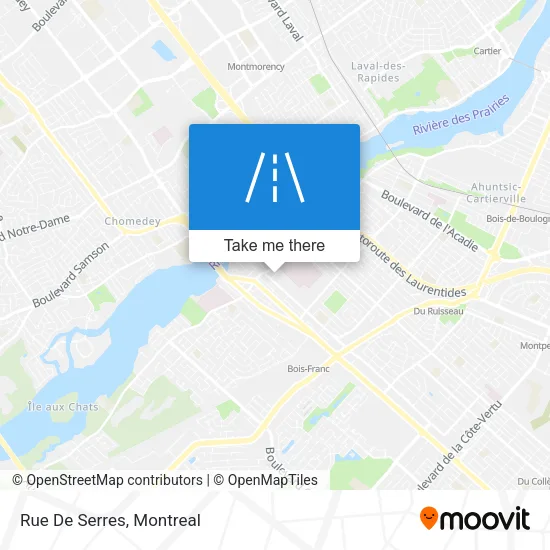 Rue De Serres map