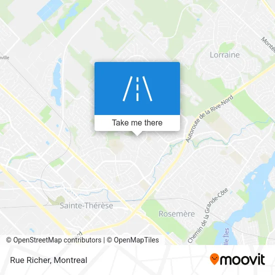 Rue Richer map