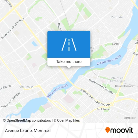 Avenue Labrie map