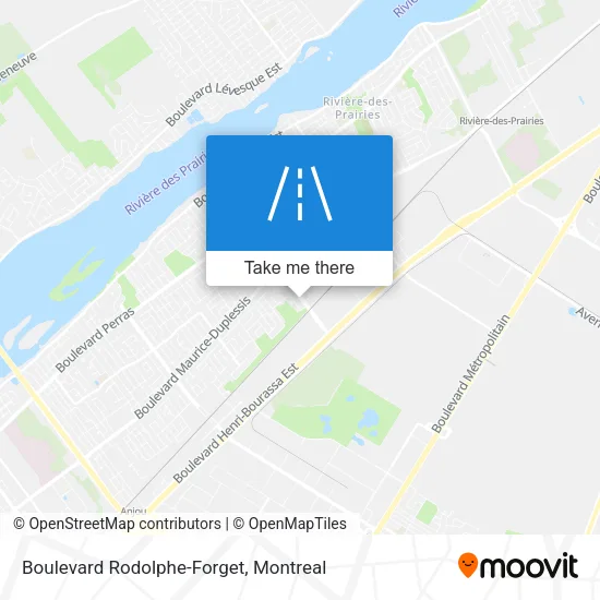 Boulevard Rodolphe-Forget map