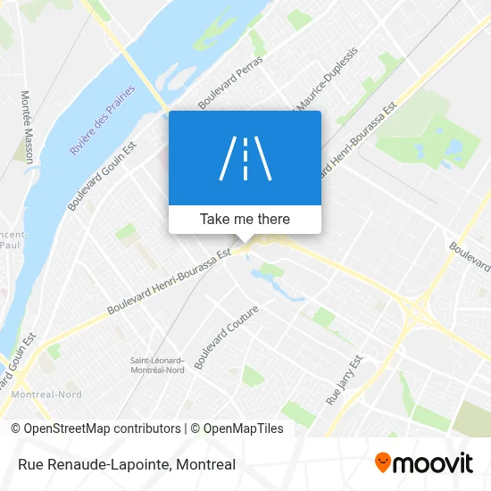 Rue Renaude-Lapointe map