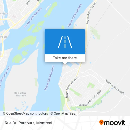 Rue Du Parcours map