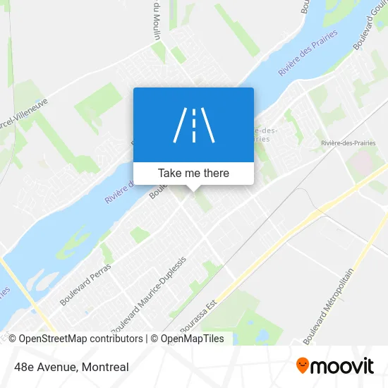 48e Avenue map