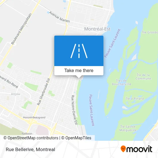Rue Bellerive map