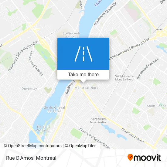 Rue D'Amos map