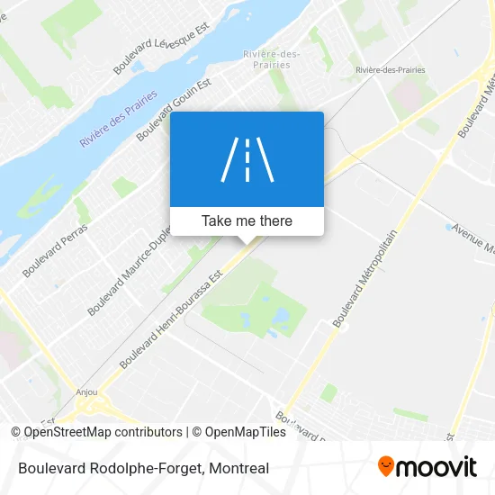 Boulevard Rodolphe-Forget map