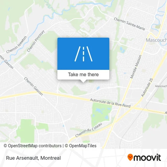 Rue Arsenault map