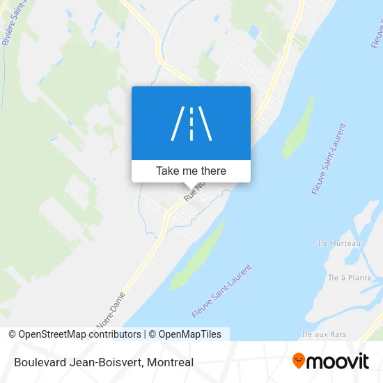 Boulevard Jean-Boisvert map