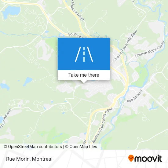 Rue Morin map